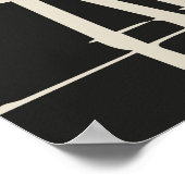 Jacksonville Florida Retro Minimal Book Hoesje Poster (Hoek)