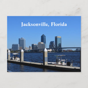 Jacksonville, Florida Riverfront Briefkaart