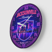 Jacksonville Florida Riverfront  Grote Klok (Hoek)
