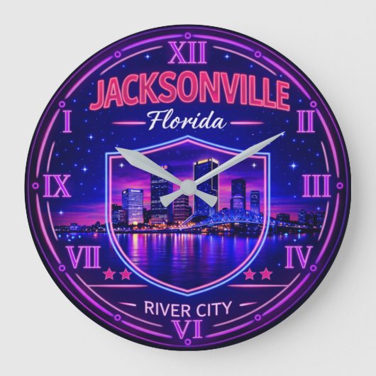Jacksonville Florida Riverfront  Grote Klok (Voorkant)