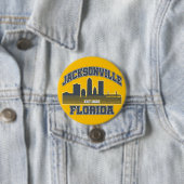 Jacksonville, Florida Ronde Button 7,6 Cm (In situ)