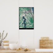 Jacksonville, Florida Satellietposter Poster (Keuken)