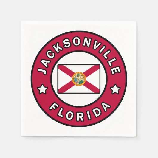 Jacksonville Florida Servet (Voorkant)