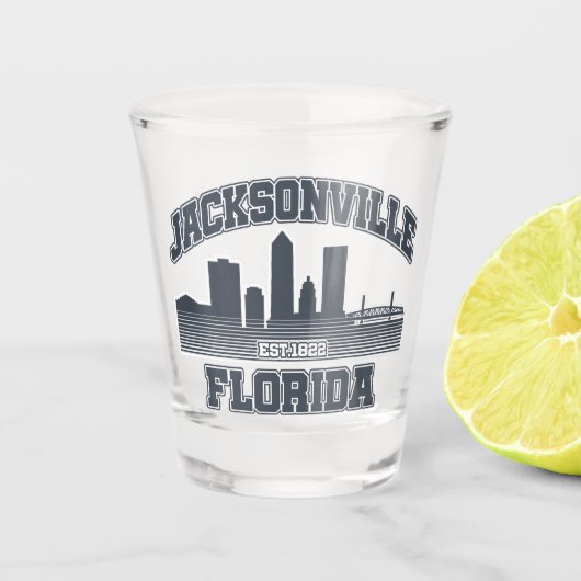 Jacksonville, Florida Shot Glas (Voorkant)