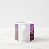 Jacksonville Florida Skyline bij nacht Espresso Kop (Achterkant)