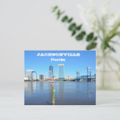Jacksonville, Florida Skyline Briefkaart (Staand voorkant)