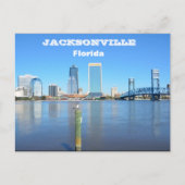 Jacksonville, Florida Skyline Briefkaart (Voorkant)