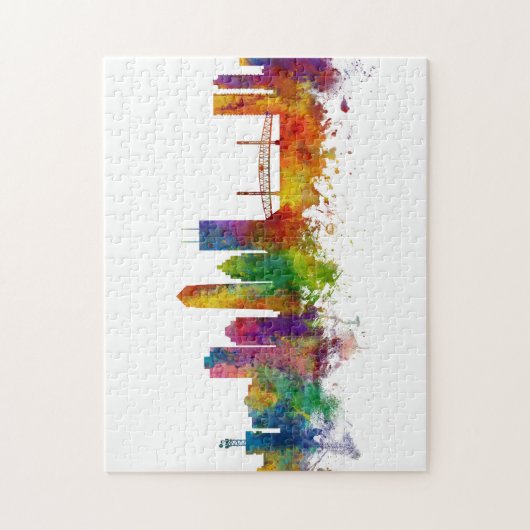 Jacksonville Florida Skyline Legpuzzel (Verticaal)