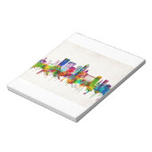 Jacksonville Florida Skyline Notitieblok (Linkerzijde)