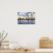 Jacksonville Florida Skyline Poster (Keuken)