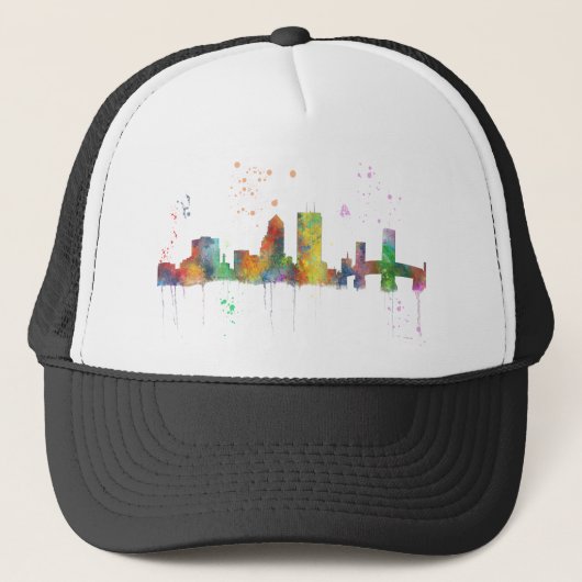 JACKSONVILLE, FLORIDA SKYLINE TRUCKER PET (Voorkant)