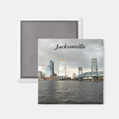 Jacksonville Florida souvenir foto magneet (Voorkant / Achterkant)