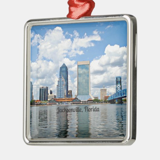 Jacksonville, Florida stadsgezicht Metalen Ornament (Links)