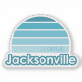 Jacksonville Florida Sticker (Voorkant)