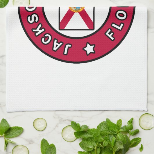 Jacksonville Florida Theedoek (Gevouwen)