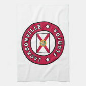 Jacksonville Florida Theedoek (Verticaal)