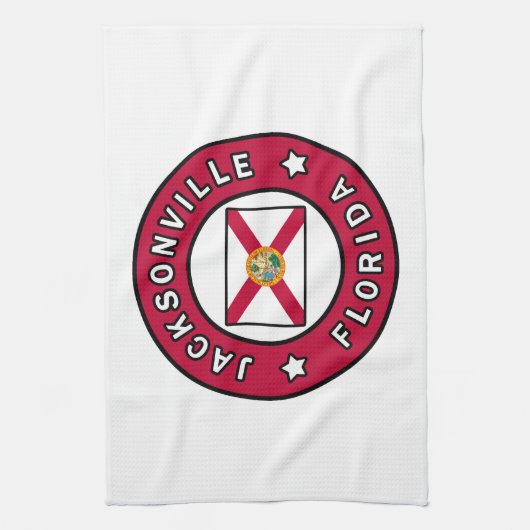 Jacksonville Florida Theedoek (Verticaal)