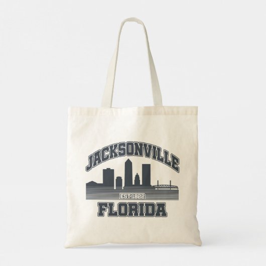 Jacksonville, Florida Tote Bag (Achterkant)