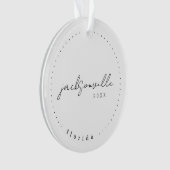 Jacksonville Florida Travel United States Simple Ornament (voorkant)