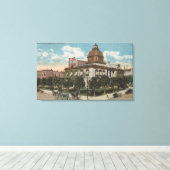 Jacksonville, Florida - Uitzicht buiten de stad Canvas Afdruk (Insitu (Houten vloer))