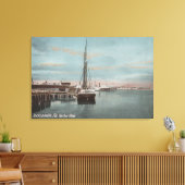 Jacksonville, Florida - Uitzicht van Harbour met Canvas Afdruk (Insitu (Woonkamer))