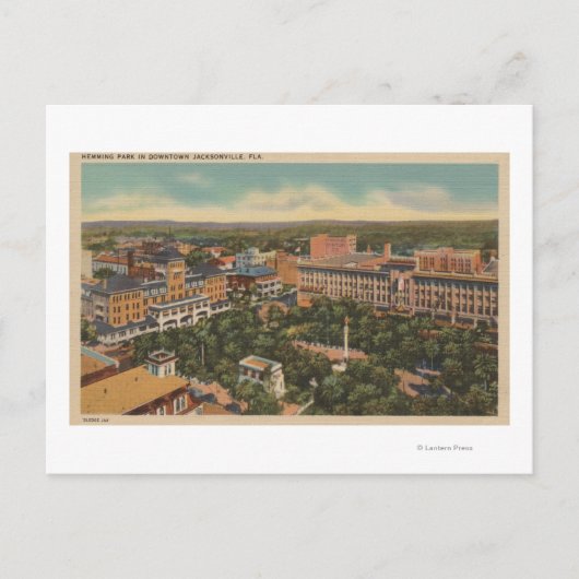Jacksonville, Florida - Uitzicht van Hemming Briefkaart (Voorkant)