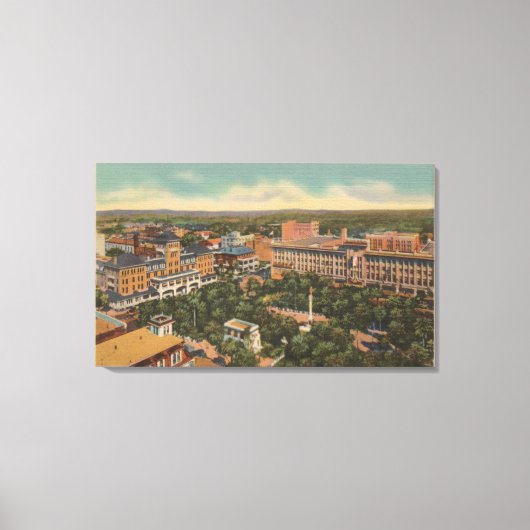 Jacksonville, Florida - Uitzicht van Hemming Canvas Afdruk (Voorkant)