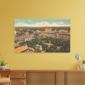 Jacksonville, Florida - Uitzicht van Hemming Canvas Afdruk (Insitu (Woonkamer))