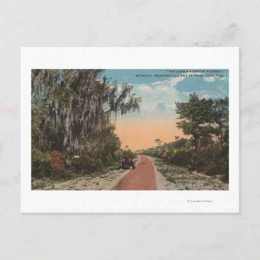 Jacksonville, Florida - Uitzicht van John Anderson Briefkaart (Voorkant)