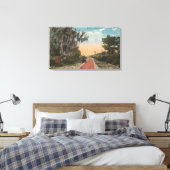 Jacksonville, Florida - Uitzicht van John Anderson Canvas Afdruk (Insitu (Slaapkamer))