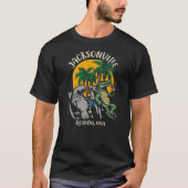 Jacksonville Florida USA Funny Manatee and Alligat T-shirt (Voorkant)