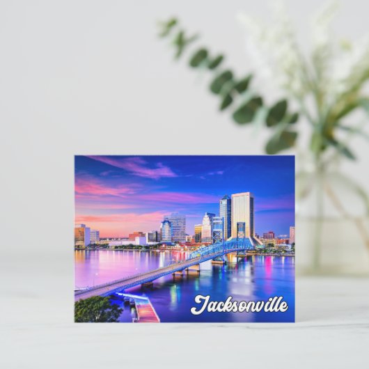 Jacksonville, Florida, Verenigde Staten Briefkaart (Staand voorkant)