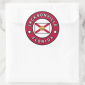 Jacksonville Florida Vierkante Sticker (Tas)