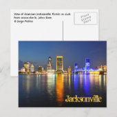 Jacksonville, Florida, VS Briefkaart (Voorkant / Achterkant)