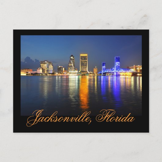 Jacksonville, Florida, VS Briefkaart (Voorkant)