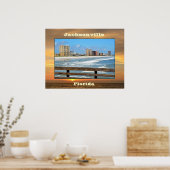 Jacksonville, landschap van Florida Poster (Keuken)