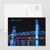 Jacksonville Main Street Bridge Briefkaart (Voorkant / Achterkant)