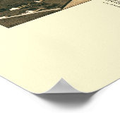 Jacksonville, OR Panoramic Map - 1883 Poster (Hoek)