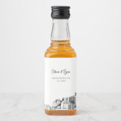 Jacksonville Party Favor Welkom Gift Custom Likeurfles Etiket (Voorkant)