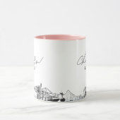 Jacksonville Persoonlijke Trouwkoffiemok Mok (Midden)