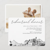 Jacksonville Repetitie Uitnodigen Behuizing Kaart (Voorkant / Achterkant)