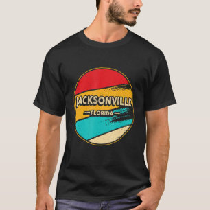 Jacksonville Retro Sunset Us State Jackson T-shirt