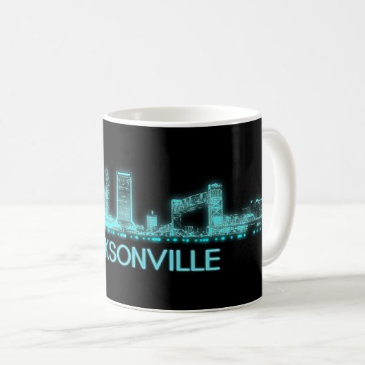 Jacksonville Skyline Koffiemok (Voorkant rechts)