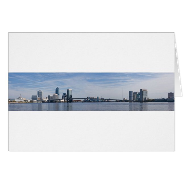 jacksonville skyline panoramisch (Voorkant Horizontaal)