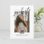 Jacksonville State University Afstuderen Aankondiging (Staand voorkant)