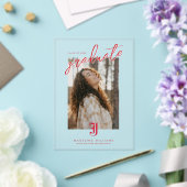 Jacksonville State University Afstuderen Acryl Uitnodigingen (Insitu (Huwelijk))