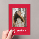 Jacksonville State University Afstuderen Acryl Uitnodigingen (Insitu (Draagbaar))