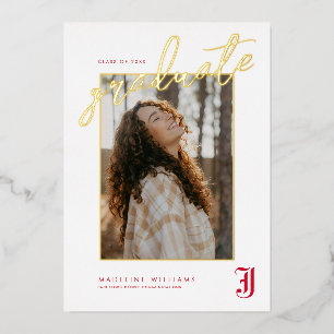 Jacksonville State University Afstuderen Folie Uitnodiging