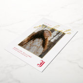 Jacksonville State University Afstuderen Folie Uitnodiging (Gedraaid)