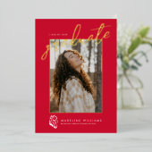 Jacksonville State University Afstuderen Folie Uitnodiging (Staand Voorkant)